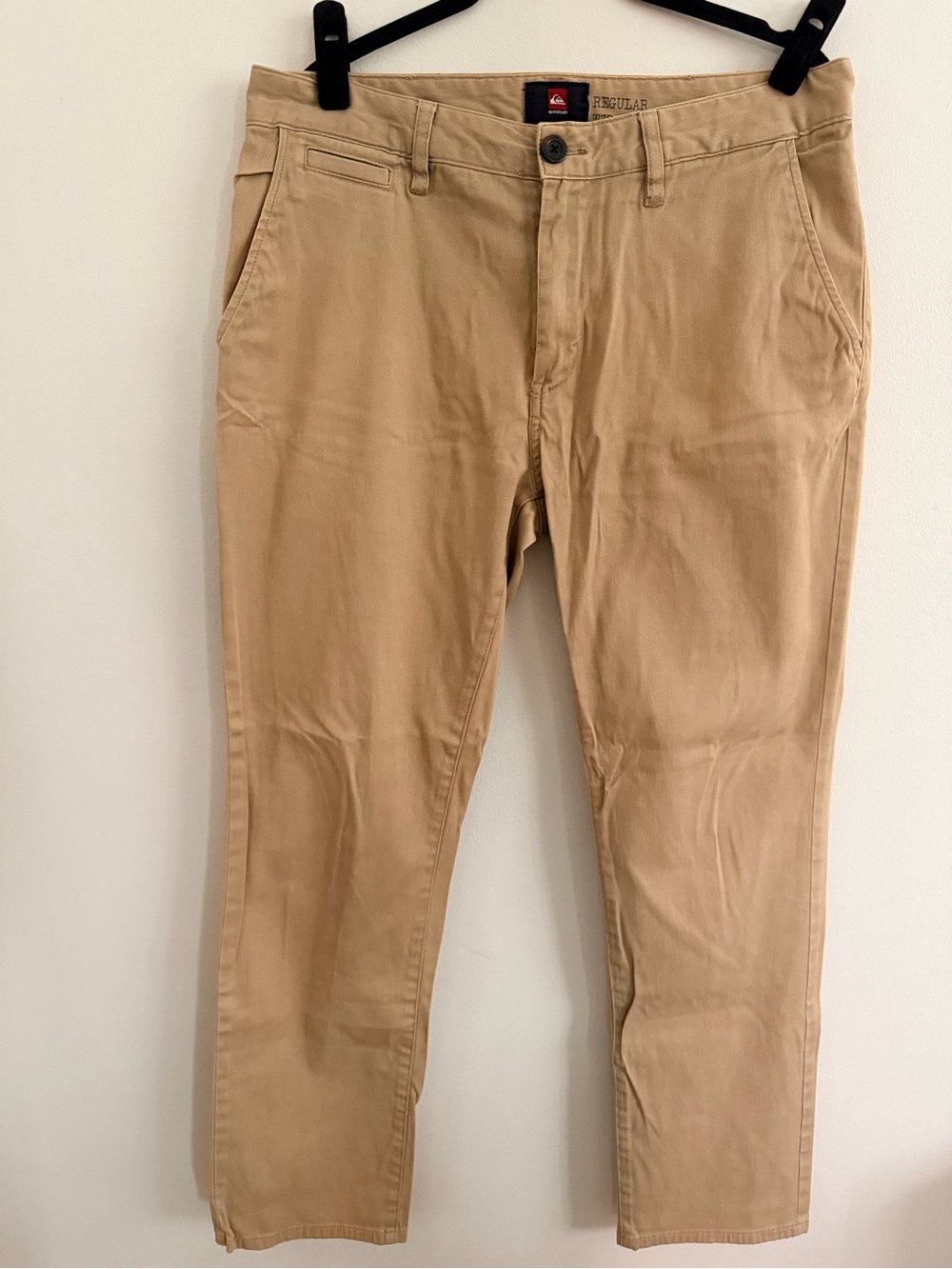 Quiksilver Men's Khaki Regular Chino Pants